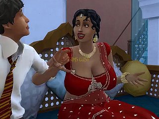 Desi Telugu Dominate Saree Aunty Lakshmi was seduced by a young man - Vol 1, Part 1 - Dropped Whims - Apropos English subtitles