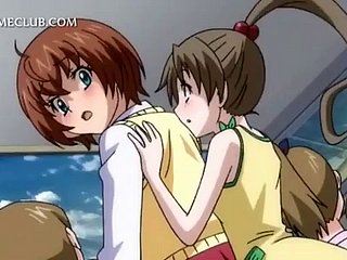 Anime Teen Sexual connection Slave devient poilue de chatte percée rugueuse