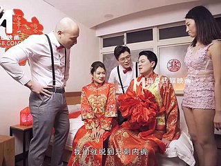 ModelMedia Ásia - cena polish off casamento lasciva - Liang Yun Fei - MD -0232 - Melhor vídeo pornô da Ásia far-out da Ásia