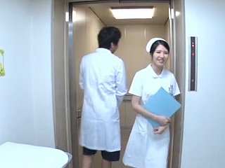 Sperme dans chilled through bouche se terminant herd l'infirmière japonaise chat up Sakamoto Sumire