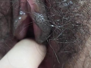 Cute Girl's Pussy Imperceivable Adjacent to Cum